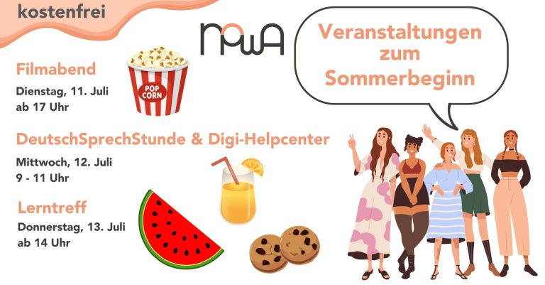 Illustration Veranstaltungen zum Sommerbeginn